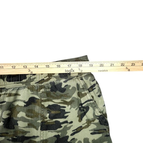 Womens XL Camo Drawstring Pull-On Booty Shorts Lightweight Adjustable Drawstring - Picture 7 of 12
